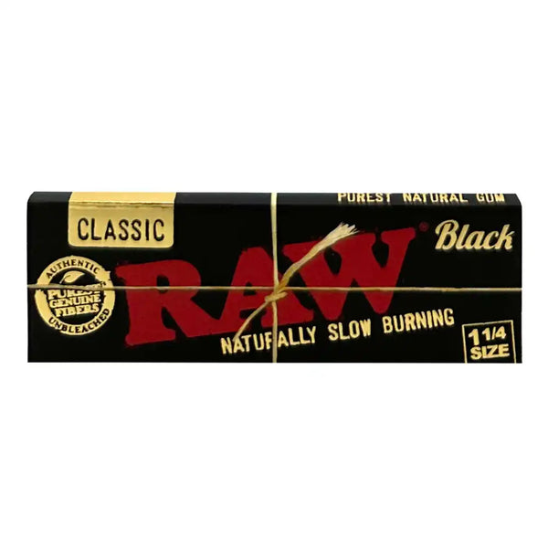 RAW Paper Black Edition (Classic 1 1/4 Size)