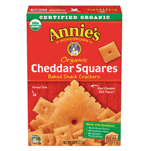 Annie’s Homegrown Organic Cheddar Squares