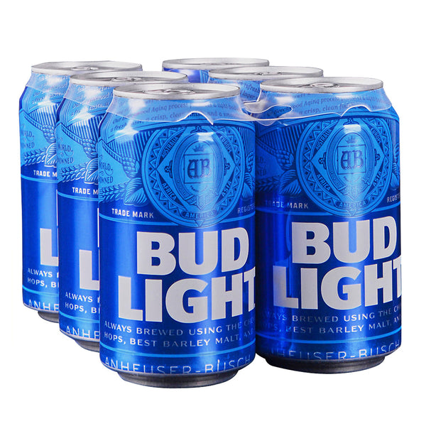 Bud Light 6 x 12oz can