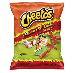 Cheetos Flamin Hot Limon Crunchy
