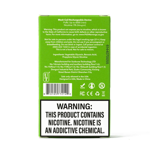 Flum Pebble Vapes 6000 Puffs 5% Nicotine