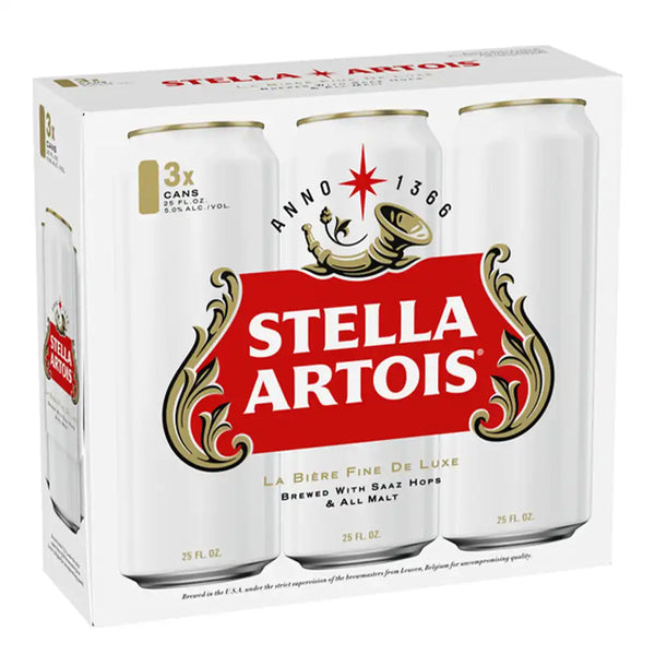 Stella Artois 3x25 oz Can