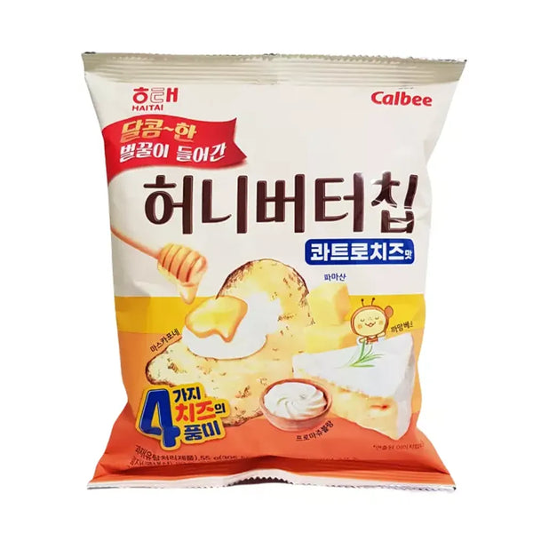 Calbee Korean Potato Chips honey butter cheese