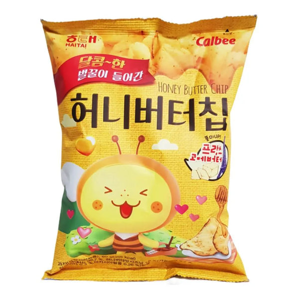 Calbee Korean Potato Chips honey butter