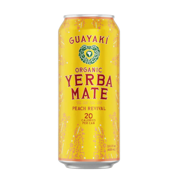 Guayaki Organic Yerba Mate - Peach Revival