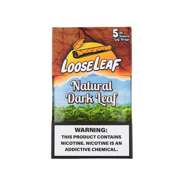 Loose Leaf Natural Leaf Wraps natural dark leaf
