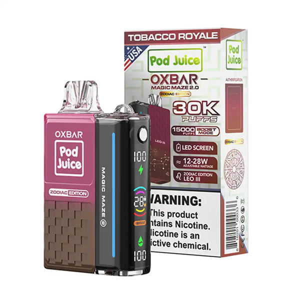 podjuiceoxbar30Ktobaccoroyale