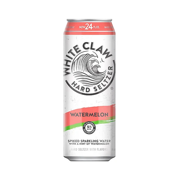 White Claw Hard Seltzer Watermelon 24oz can
