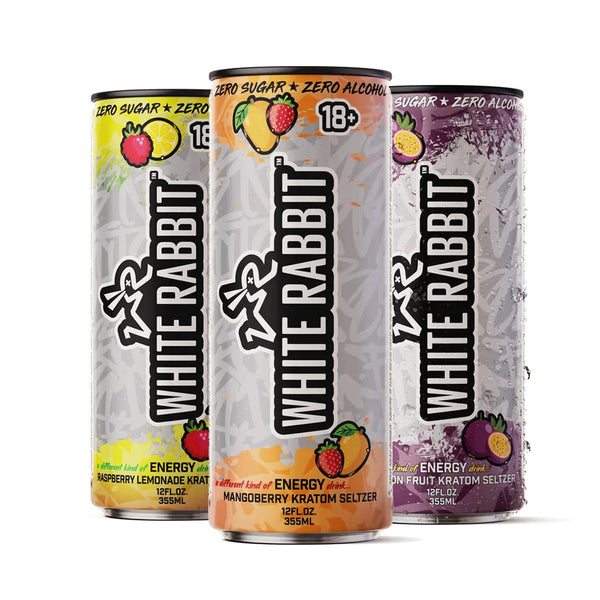 White Rabbit Kratom Energy Drink